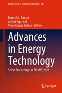 Advances In Energy Technology Select Proceedings Of Emsme 2020 1st Edition Ramesh C Bansal