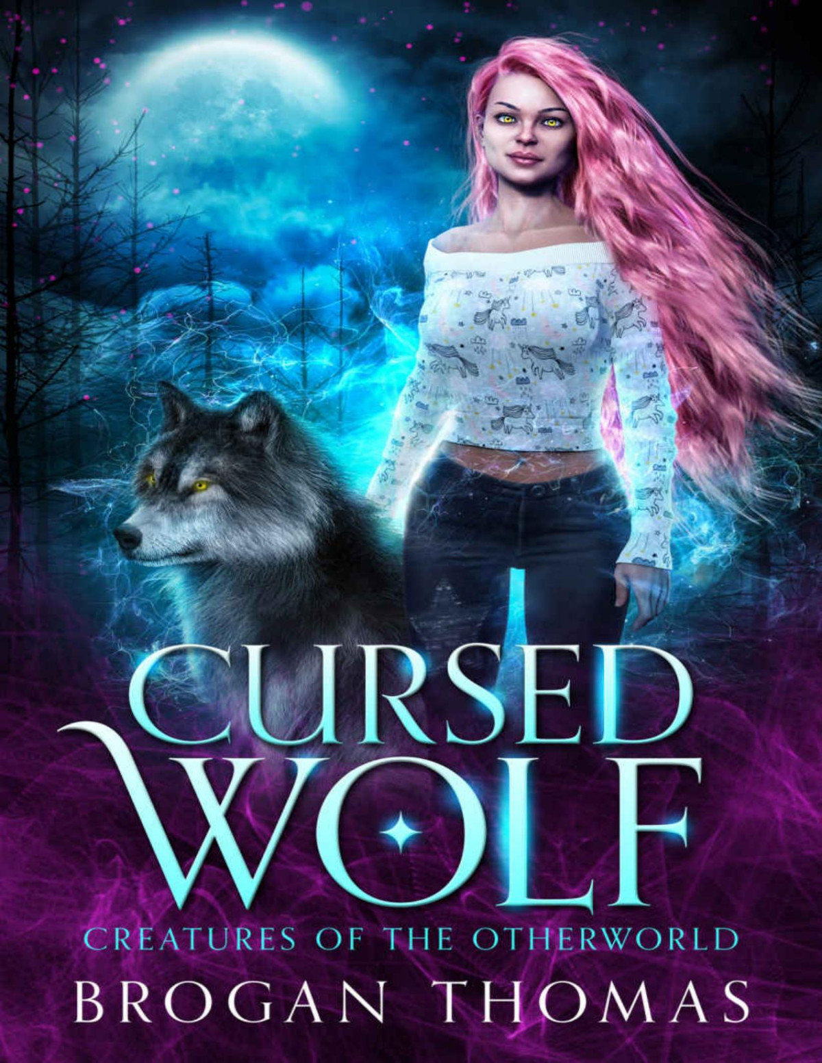 Cursed Wolf Urban Fantasy Shifter Standalone Creatures Of The Otherworld Brogan Thomas