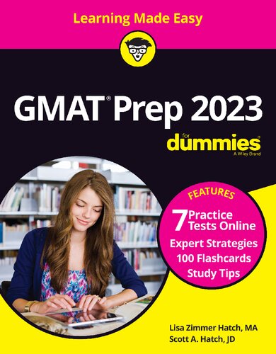 Gmat Prep 2023 For Dummies Lisa Zimmer Hatch Scott A Hatch