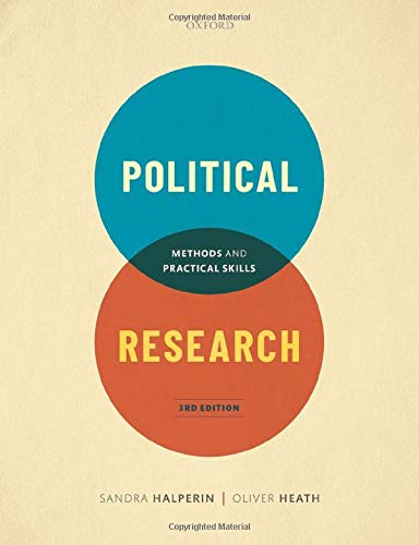 Political Research Methods And Practical Skills 3rd Edition Sandra Halperin