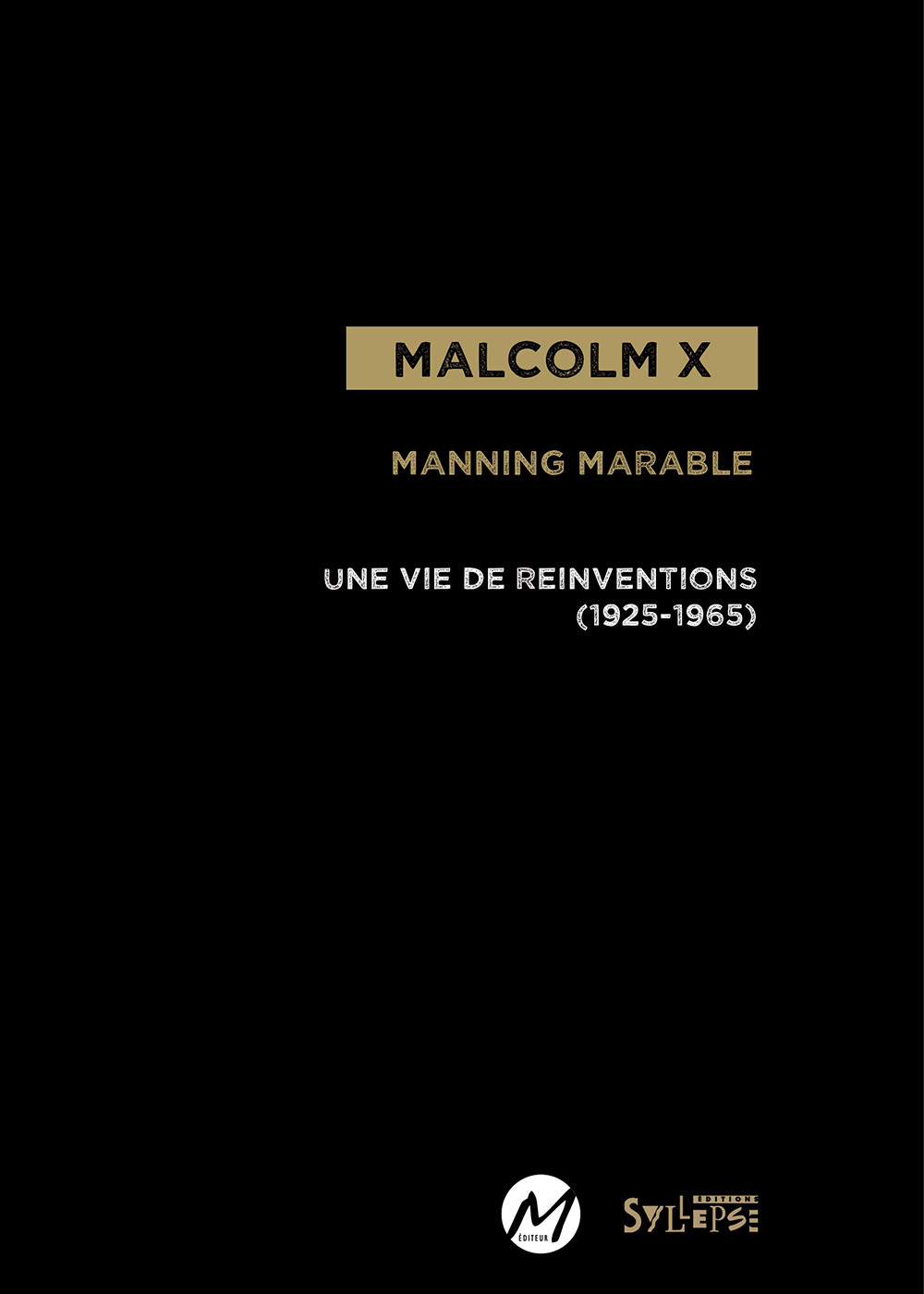 Malcolm X Manning Marable