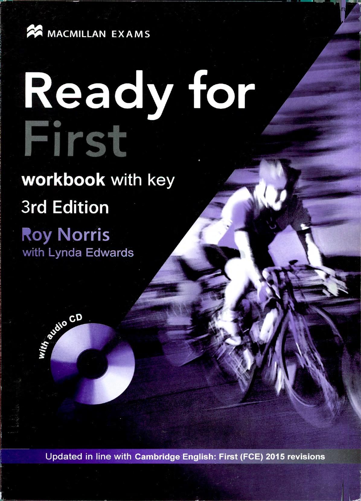 Ready For First Workbook With Key 3rd Edition Roy Norris Lynda Edwards