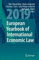 European Yearbook Of International Economic Law 2019 1st Edition Marc Bungenberg