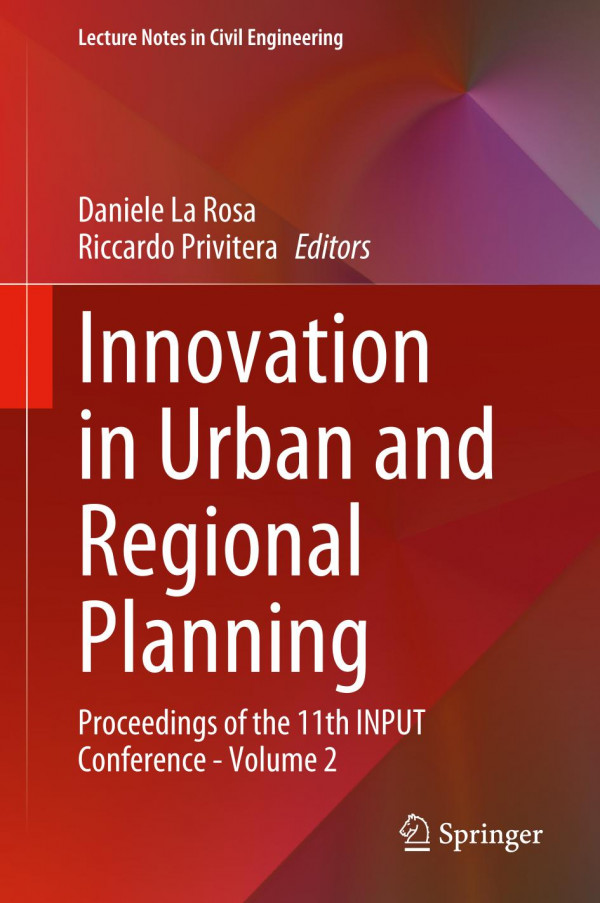 Innovation In Urban And Regional Planning Daniele La Rosa Riccardo Privitera