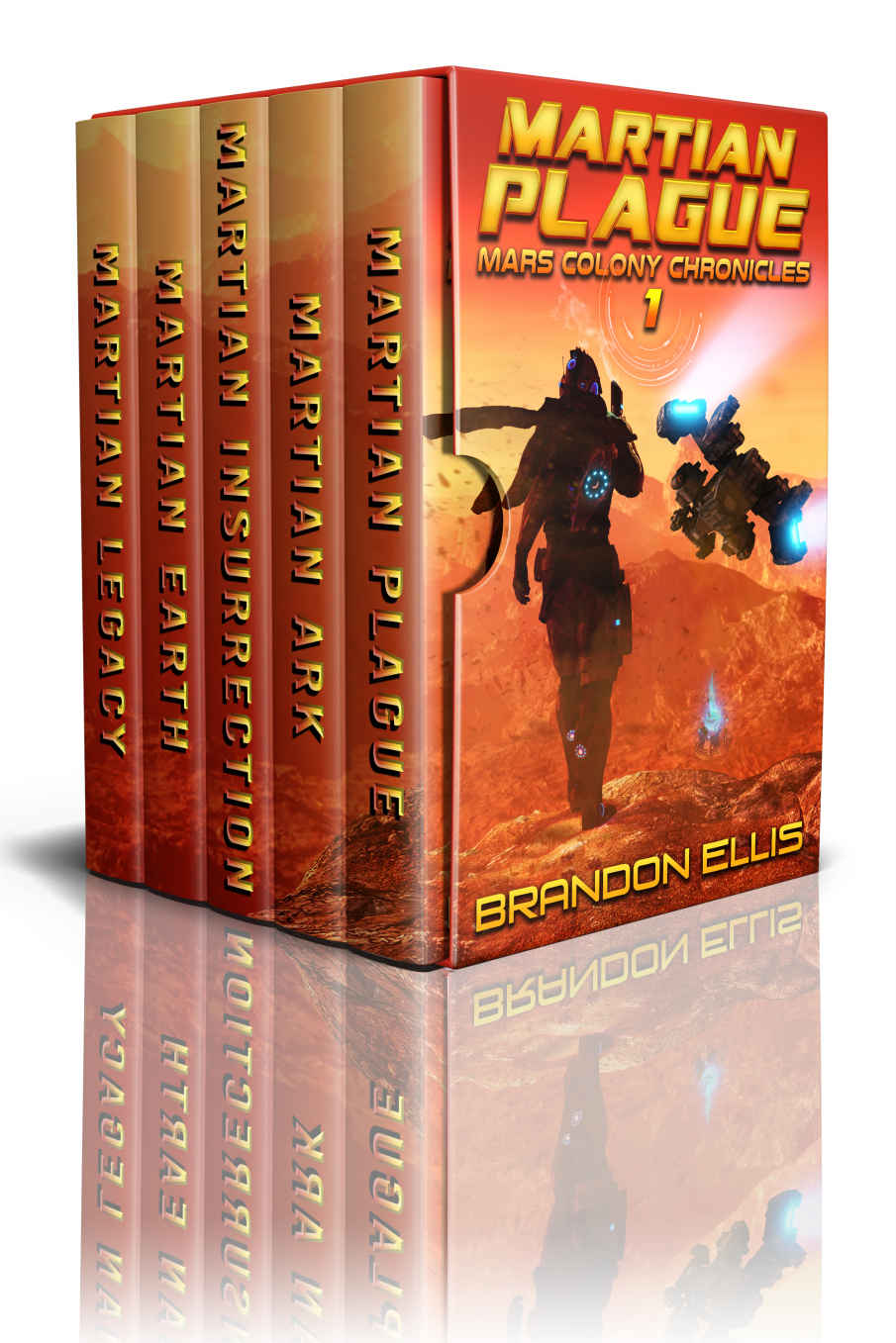 Mars Colony Chronicles Books 1 5 A Space Opera Box Set Adventure Brandon Ellis