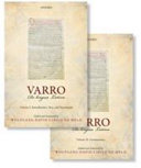 Varro De Lingua Latina Marcus Terentius Varro Wolfgang David Cirilo De Melo