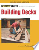 For Pros By Pros Building Decks Scan Pdf Fine Homebuilding