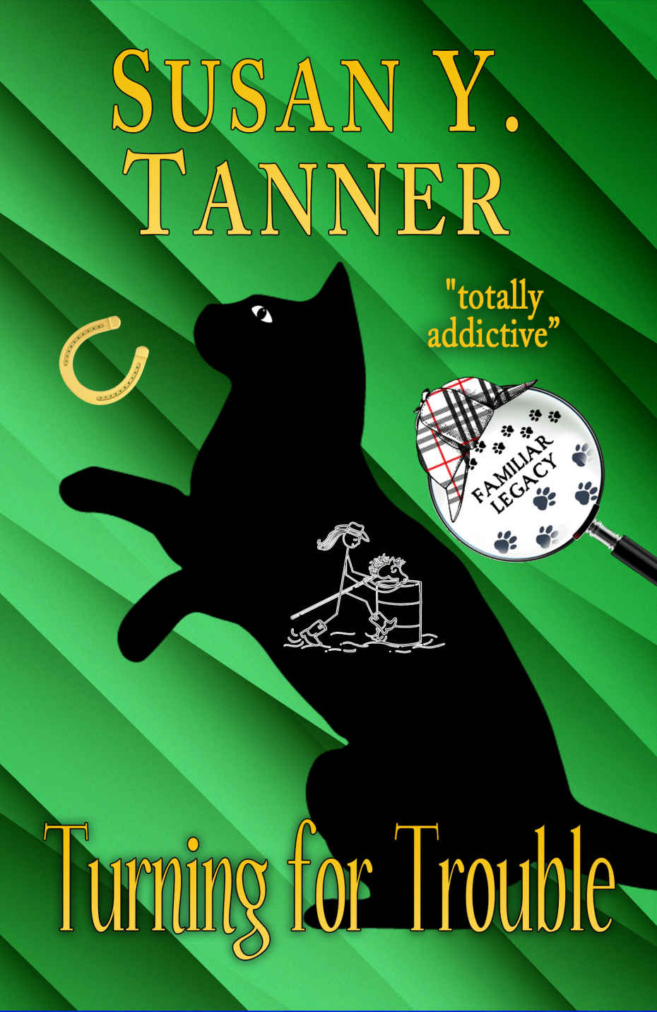 Turning For Trouble Book 7 Of Cat Detective Familiar Legacy Mystery Series Susan Y Tanner