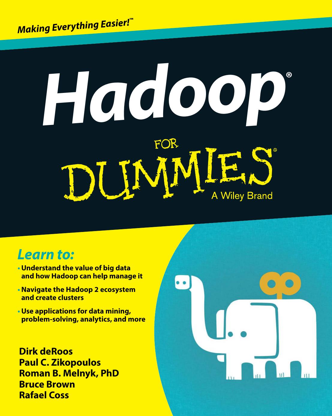 Hadoop For Dummies Dirk Deroos Paul C Zikopoulos