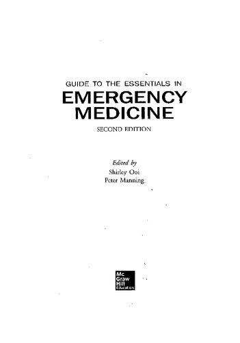 Guide To The Essentials In Emergency Medicine 2nd Edition Shirley Ooi