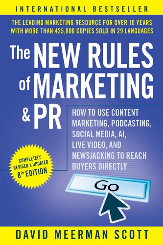 The New Rules Of Marketing And Pr 8th Edition 8th David Meerman Scott