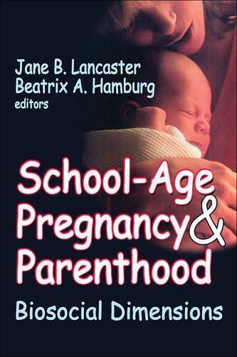 Schoolage Pregnancy And Parenthood Biosocial Dimensions Beatrix A Hamburg Editor Jane B Lancaster Editor