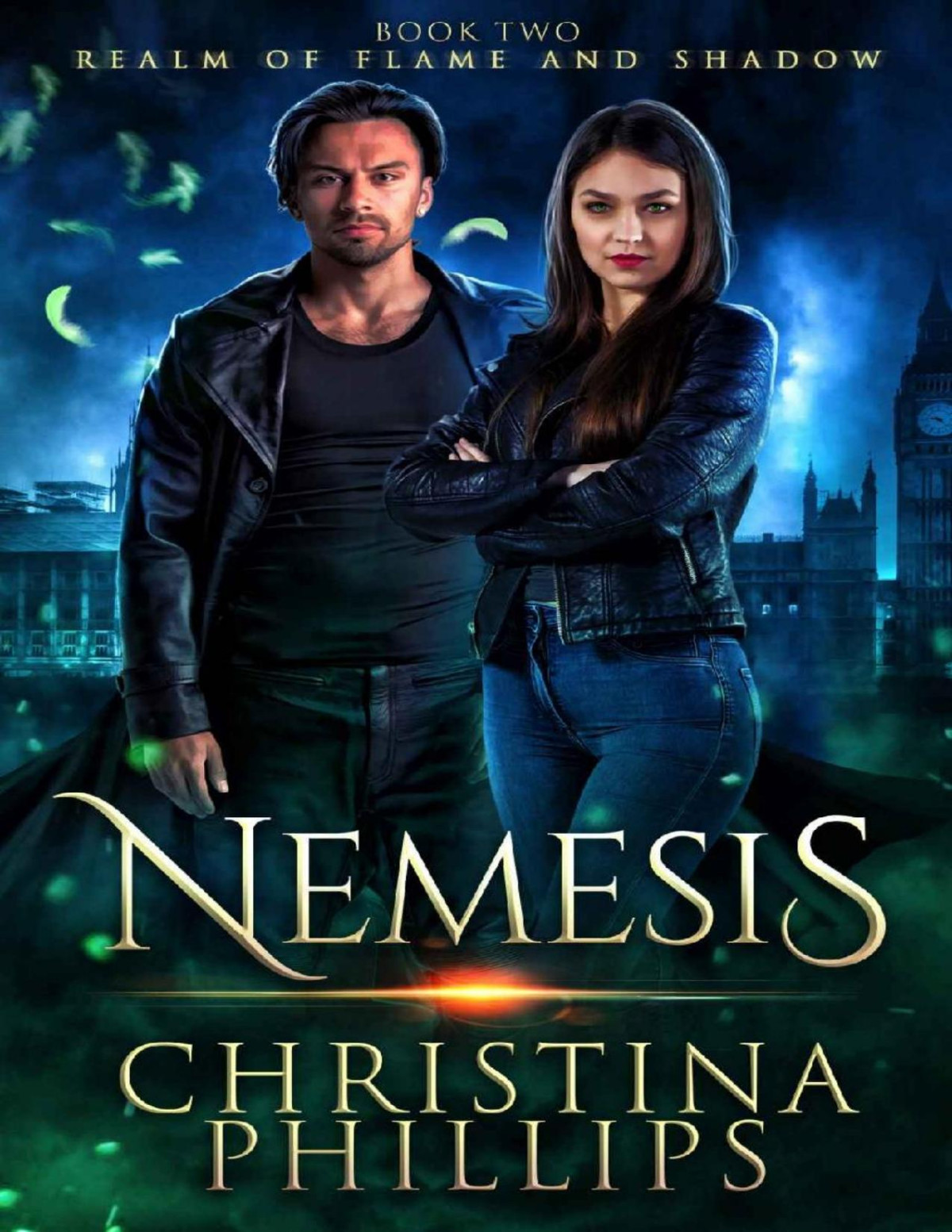 Nemesis Paranormal Angel Romance Realm Of Flame And Shadow Book 2 Christina Phillips