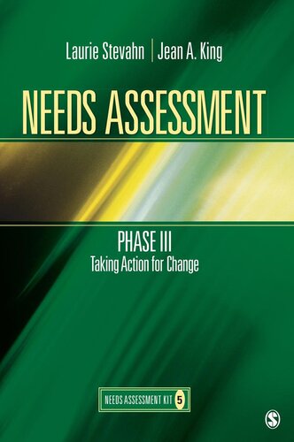 Needs Assessment Phase Iii Taking Action For Change Laurie A Stevahn
