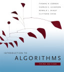 Introduction To Algorithms Third Edition 3rd Edition Thomas H Cormen Charles E Leiserson Ronald L Rivest Clifford Stein