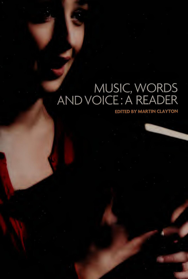 Music Words And Voice A Reader Martin Clayton