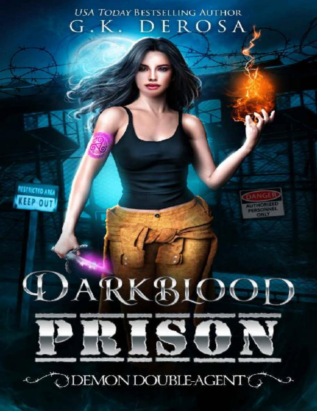 Darkblood Prison Demon Doubleagent Supernatural Prison Squad Series Book 2 Gk Derosa