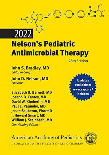 2022 Nelsons Pediatric Antimicrobial Therapy 28th Edition John S Bradley