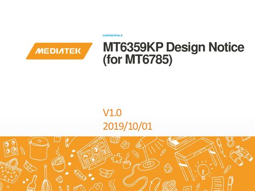 Mt6359kp Design Notice For Mt6785 10 Mediatek Inc