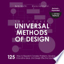 The Pocket Universal Methods Of Design 125 Ways To Research Complex Problems Develop Innovative Ideas And Design Effective Solutions Revised Expanded Bruce Hanington