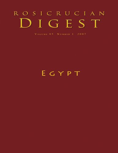 Egypt Rosicrucian Digest Rosicrucian Order Amorc Christian Bernard