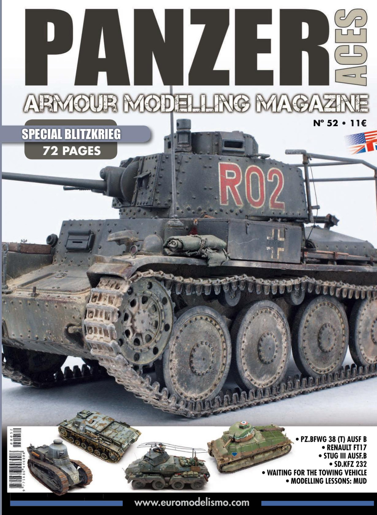 Panzer Acesarmour Modeling Magazine N 52 1st Edition Rodrigo Hernndez Cabos