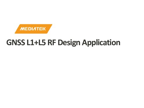 Mt6631 Gnss L1l5 Rf Design Application 11 Jerome Shiu