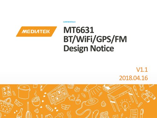 Mt6631 Btwifigpsfm Design Notice V11 20180416 11 Mediatek Inc
