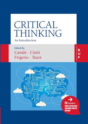 Critical Thinking An Introduction Damiano Canale Aldo Frigerio