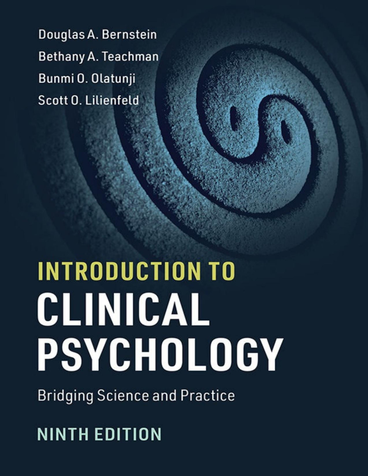 Introduction To Clinical Psychology Bridging Science And Practice 9th Edition Douglas A Bernstein