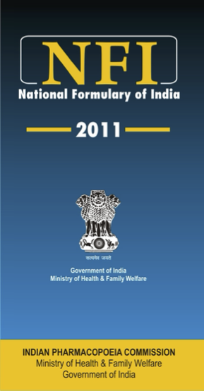 National Formulary Of India 4th Edition 4th Edition Indian Pharmacopoeia Comission