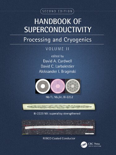 Handbook Of Superconducting Materials 2nd Edition Volume 2 David A Cardwell