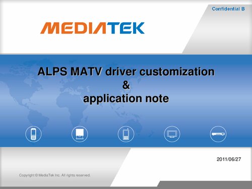 Alps Matv Driver Customization Application Note 14 Charlie Lu