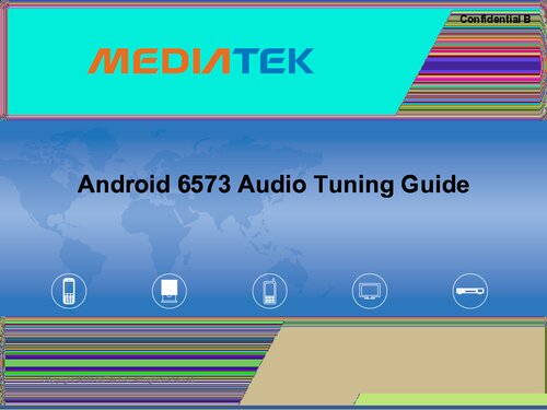 Mt6573 Android Audio Tuning Guide W S Chen