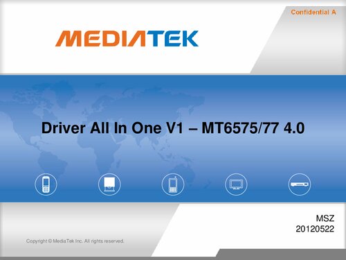 Mt657577 Ics Infrastructure Driver All In One 10 Mediatek Inc