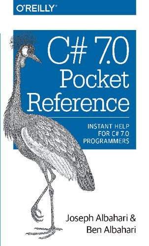 C 70 Pocket Reference Instant Help For C 70 Programmers Joseph Albahari