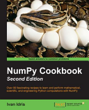 Numpy Cookbook Python 2nd Edition Ivan Idris