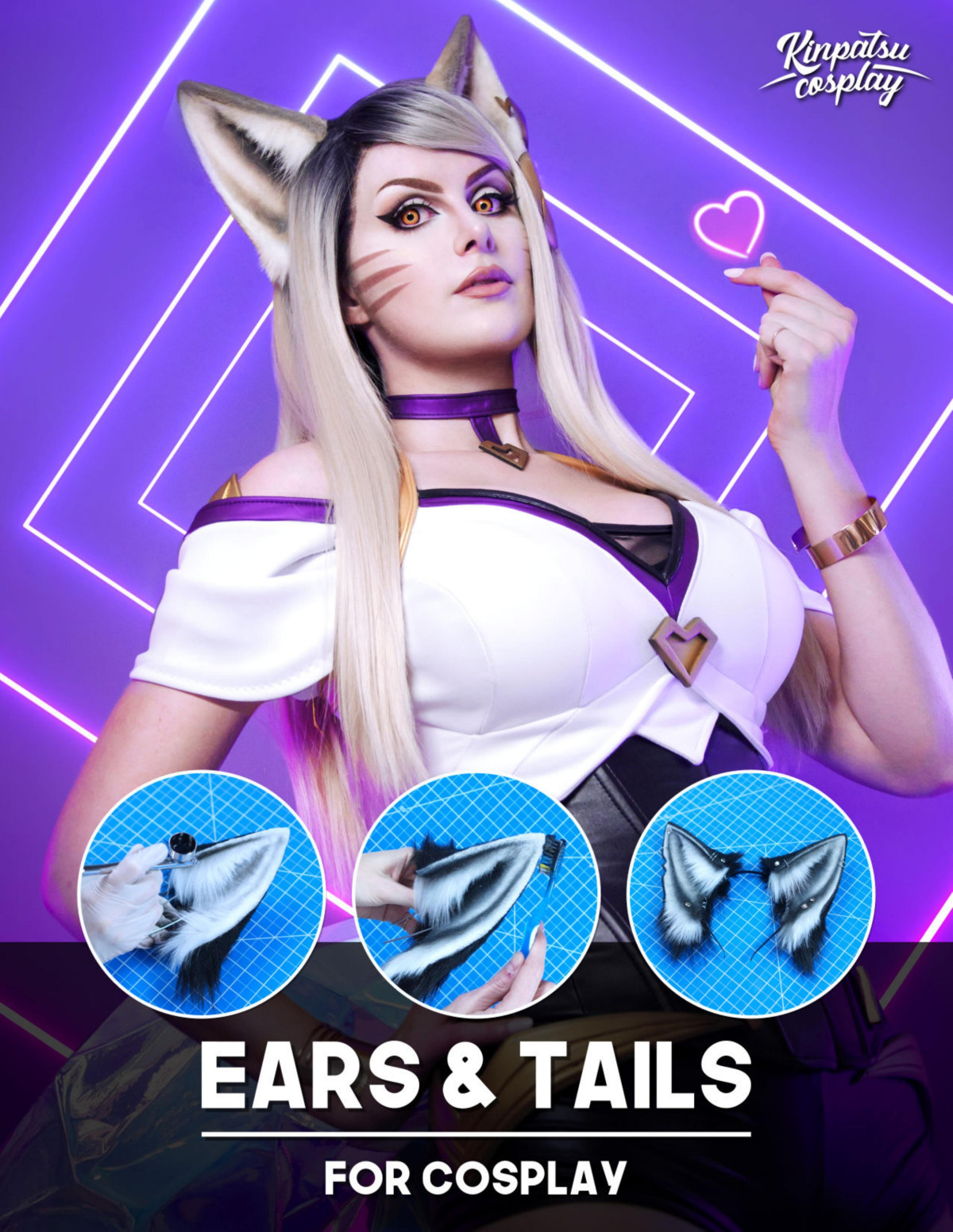 Earsandtailsforcosplay Kinpatsu Cosplay