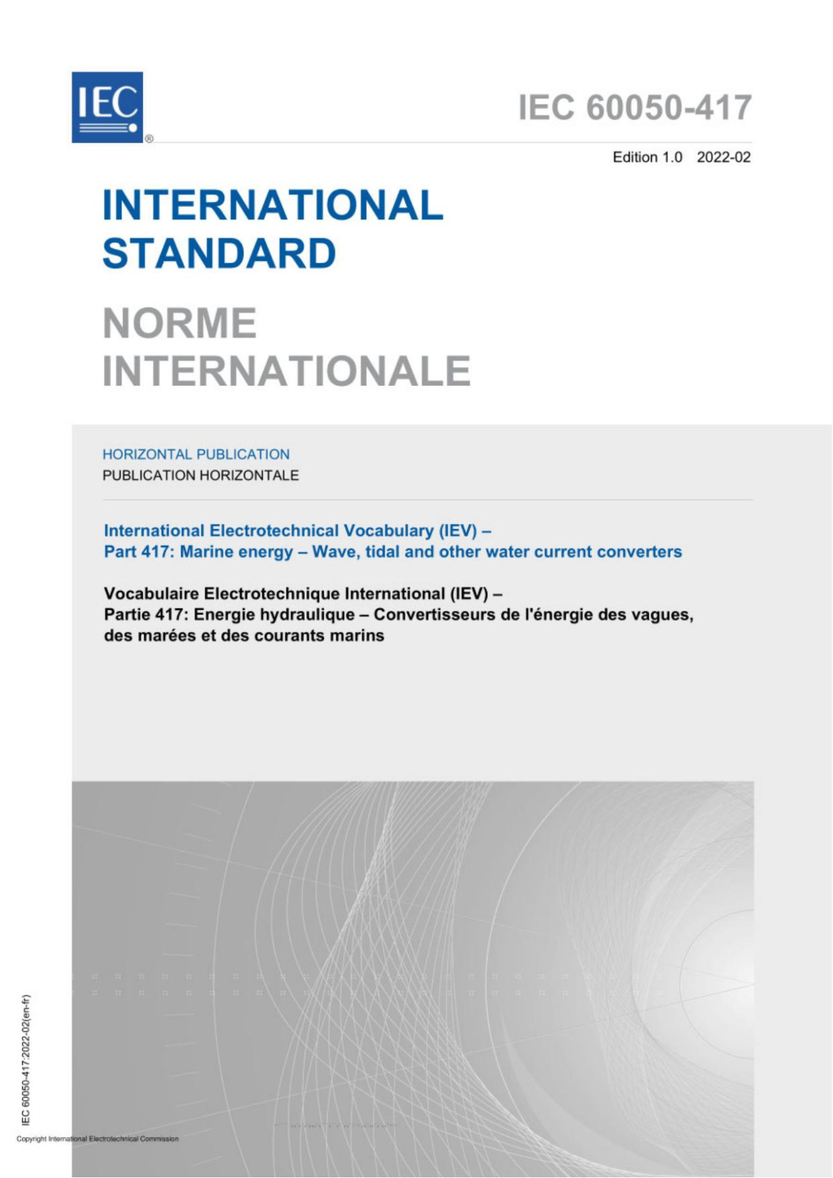 Iec 600504172022 Iec