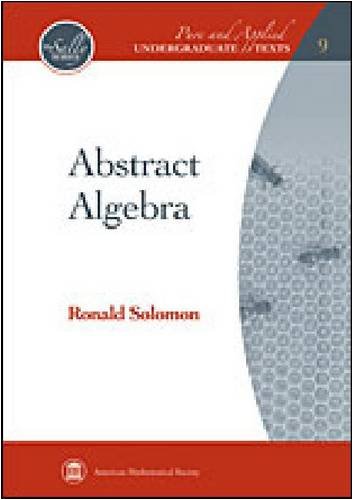 Abstract Algebra 1st Edition Ronald Solomon