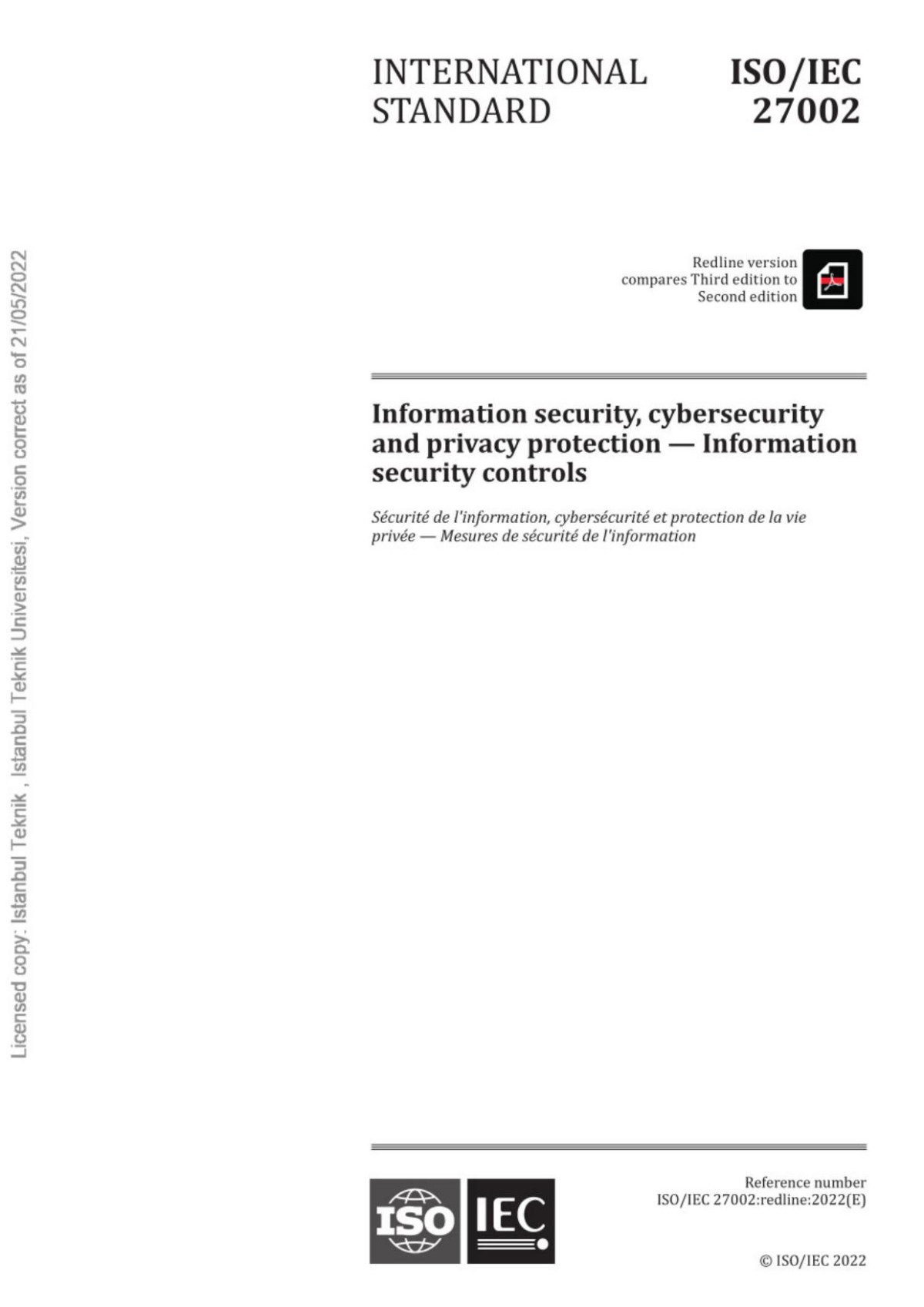Iso Iec 270022022 Tc Iso