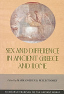 Sex And Difference In Ancient Greece And Rome Mark Golden Peter Toohey