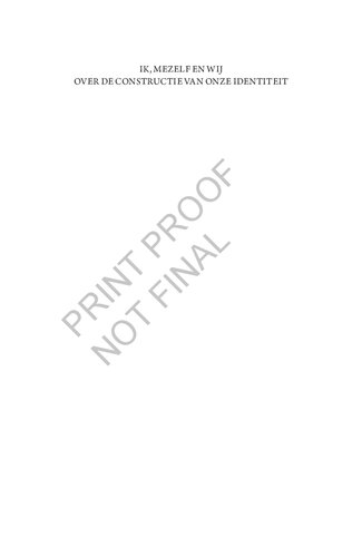 Ik Mezelf En Wij Print Proof Not The Final Version Of This Book Greg Houwer