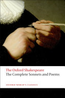 The Complete Sonnets And Poems William Shakespeare
