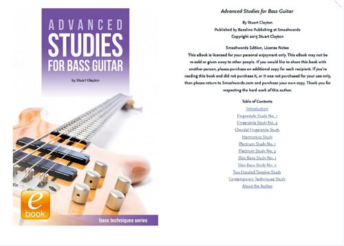 Advanced Studies For Bass Guitar Stuart Clayton