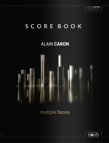 Score Book Multiple Faces Caron Alain