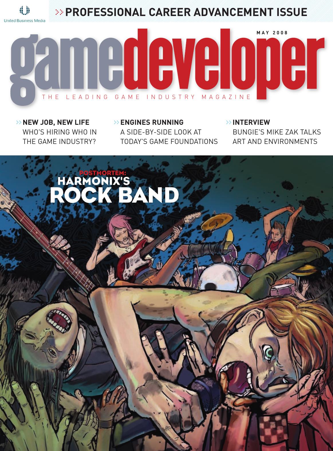 Game Developer May 2008 5th Edition Simon Carless Brandon Sheffield