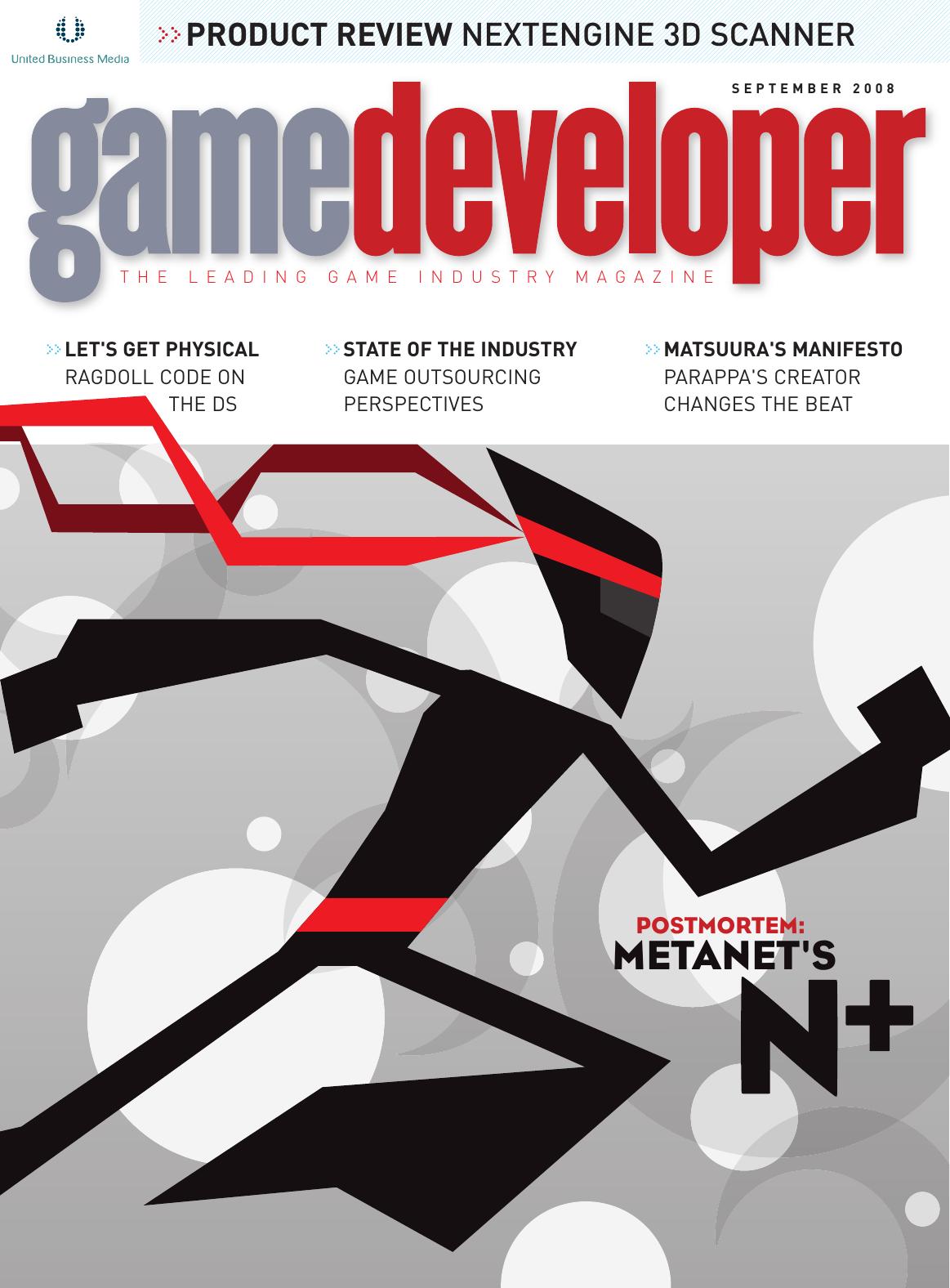 Game Developer September 2008 8th Edition Simon Carless Brandon Sheffield