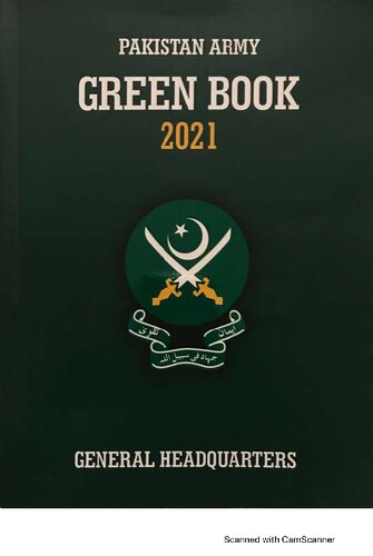 Pakistan Army Green Book 2021 Arif Masood Asad Saeed Editors