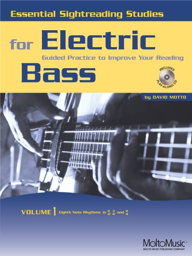 Essential Sightreading Studies For Electric Bass Volume 1 David Motto